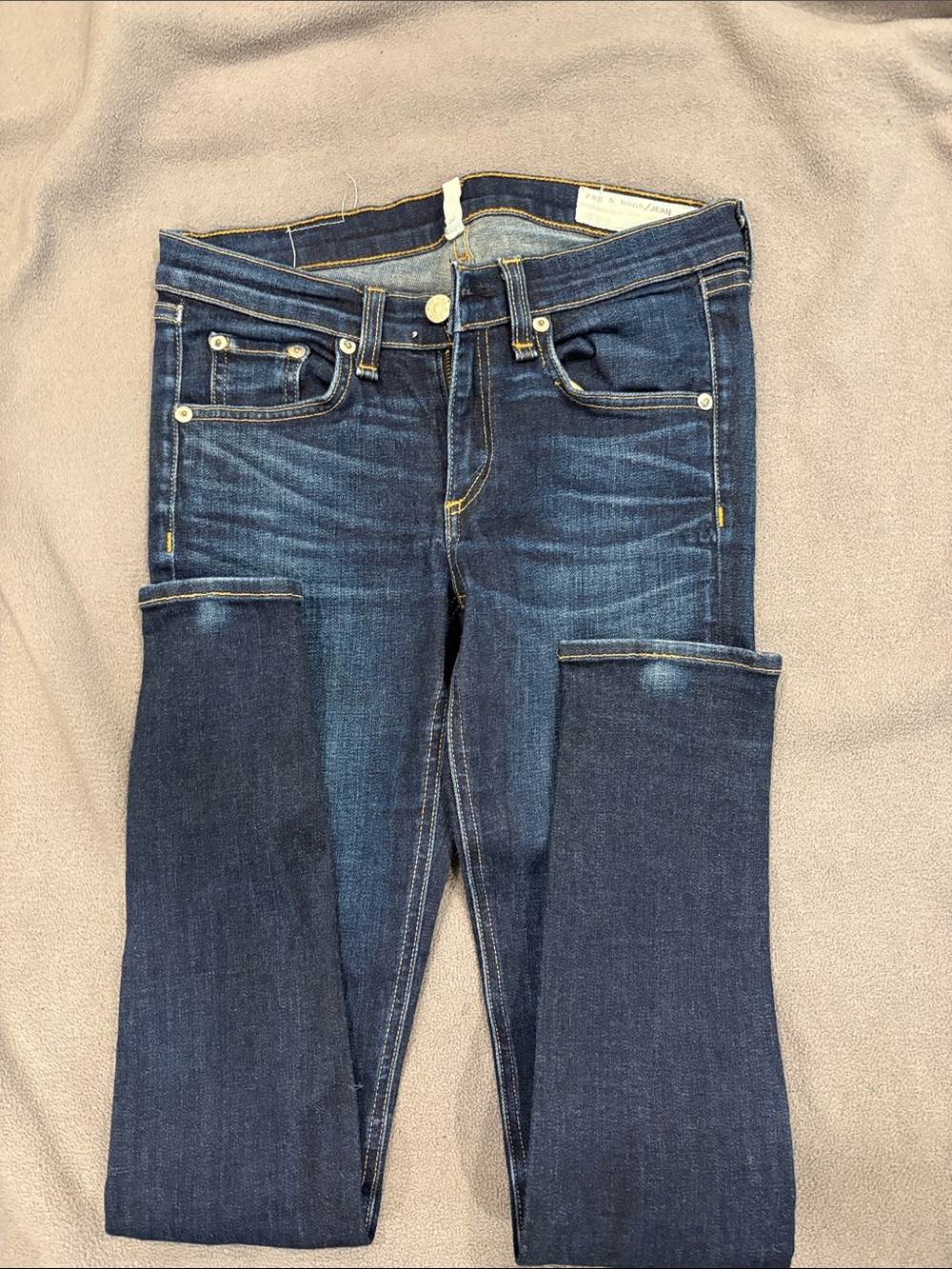 rag & bone Dark Indigo Skinny Jeans